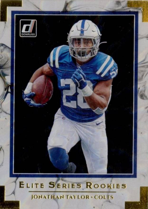 2020 Panini Donruss Elite Series Jonathan Taylor #ESRJT Football Card