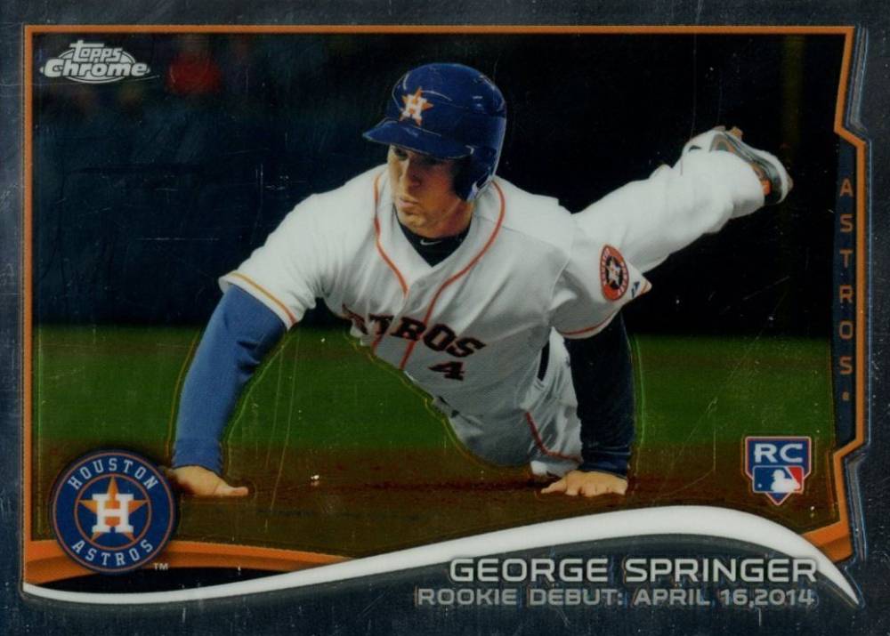 2014 Topps Chrome Update George Springer #MB-15 Baseball Card