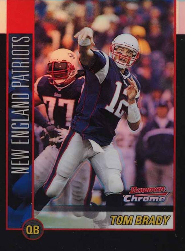 2002 Bowman Chrome Tom Brady #99 Football Card