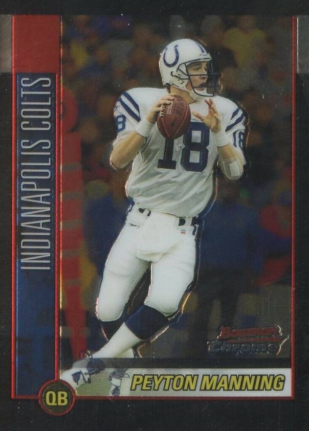 2002 Bowman Chrome Peyton Manning #100 Football Card