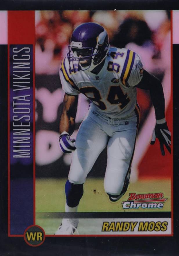 2002 Bowman Chrome Randy Moss #60 Football Card