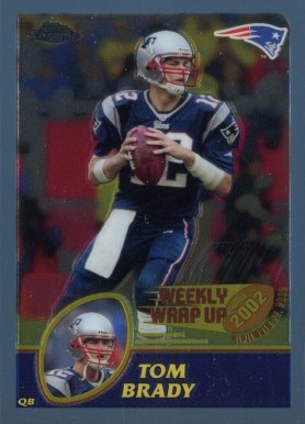 2003 Topps Chrome Tom Brady #148 Football Card