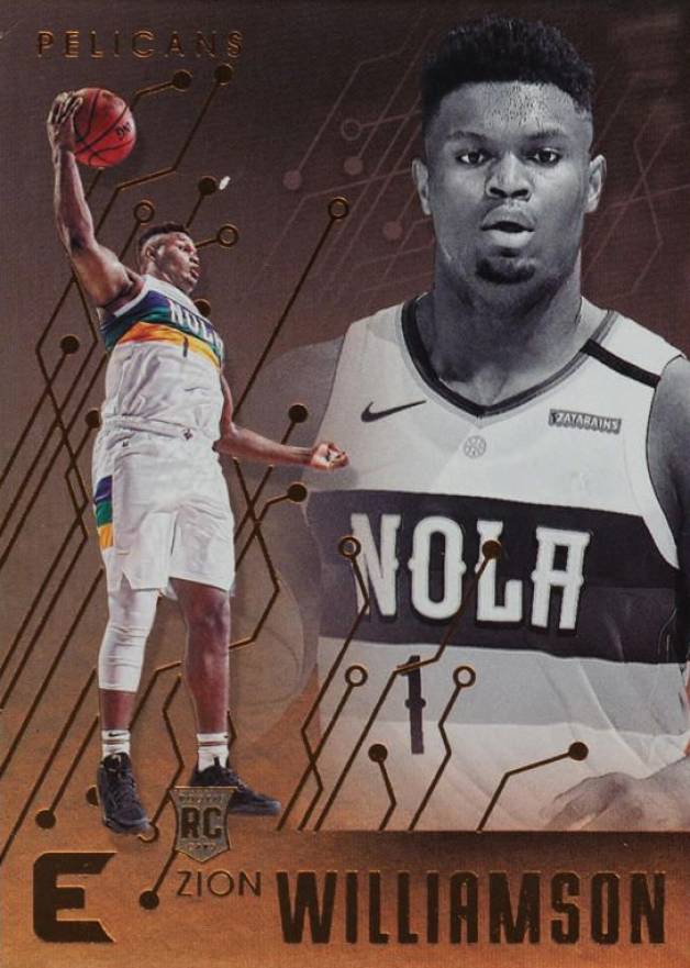 2019 Panini Chronicles Zion Williamson #210 Basketball Card