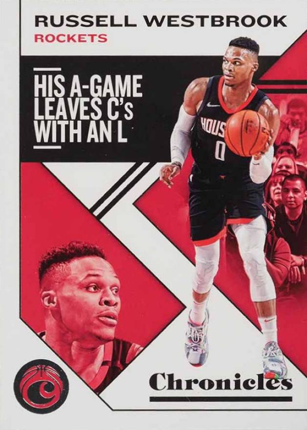 2019 Panini Chronicles Russell Westbrook #45 Basketball Card