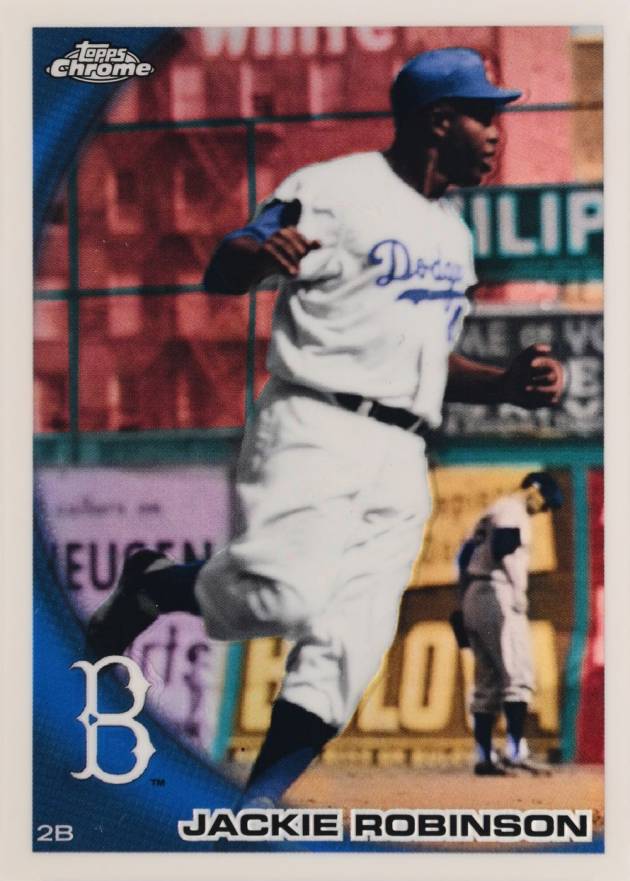 2010 Topps Chrome Wrapper Redemption Jackie Robinson #224 Baseball Card