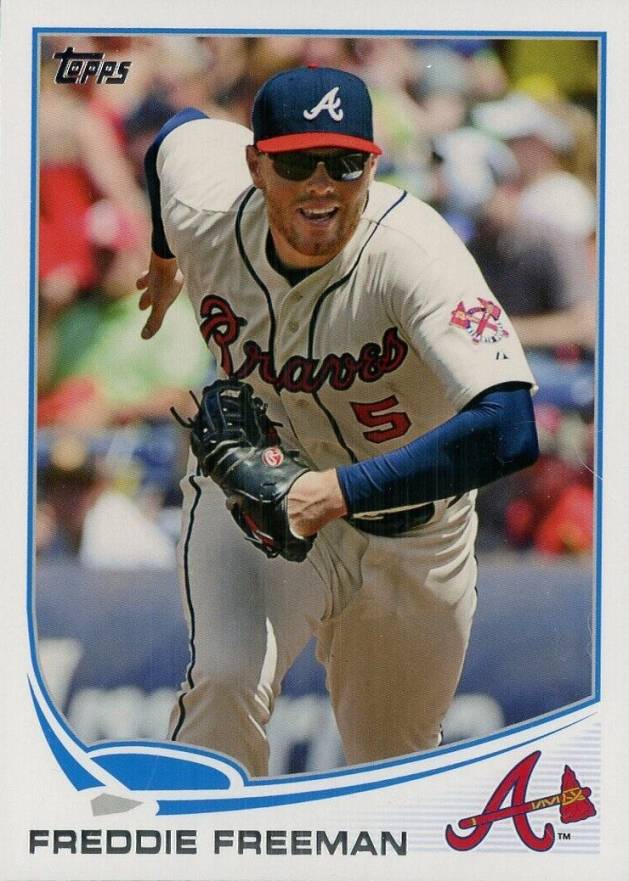 2013 Topps Freddie Freeman #105 Baseball Card