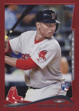 2014 Topps Update Mookie Betts #US26 Baseball Card