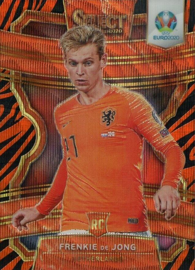 2020 Panini Select UEFA Euro Frenkie de Jong #91 Soccer Card