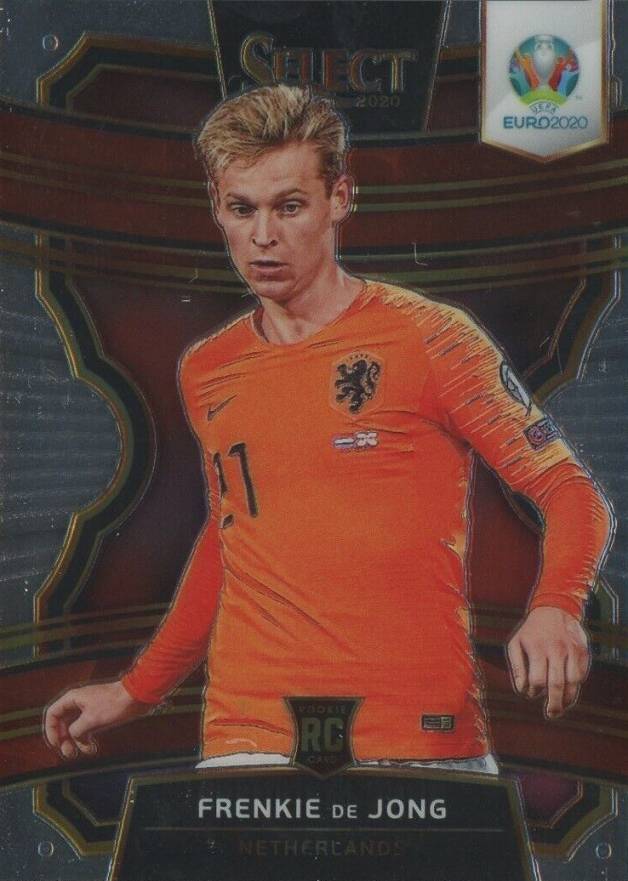 2020 Panini Select UEFA Euro Frenkie de Jong #91 Soccer Card