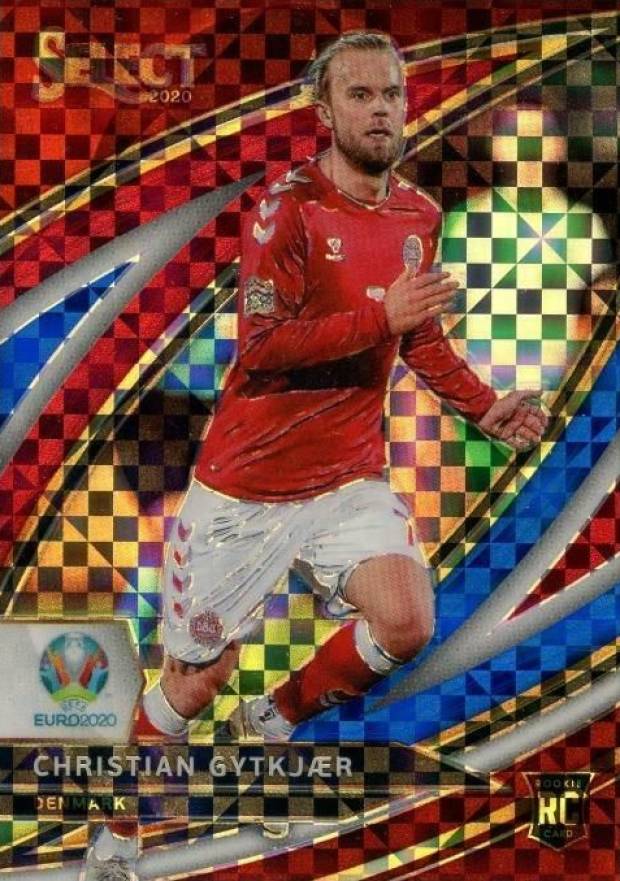 2020 Panini Select UEFA Euro Christian Gytkjaer #274 Soccer Card