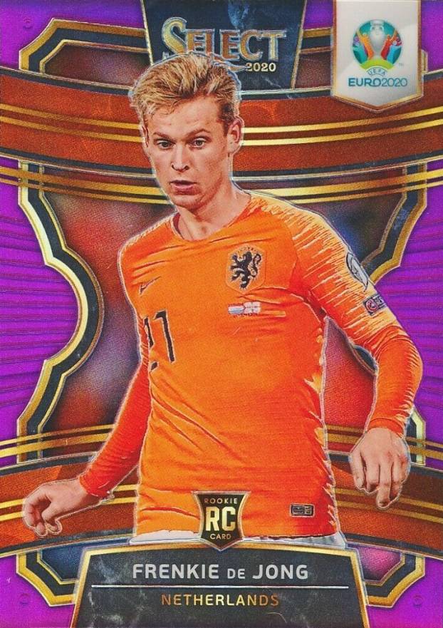 2020 Panini Select UEFA Euro Frenkie de Jong #91 Soccer Card