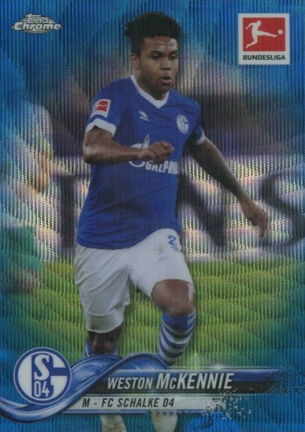 2018 Topps Chrome Bundesliga Weston Mckennie #61 Soccer Card