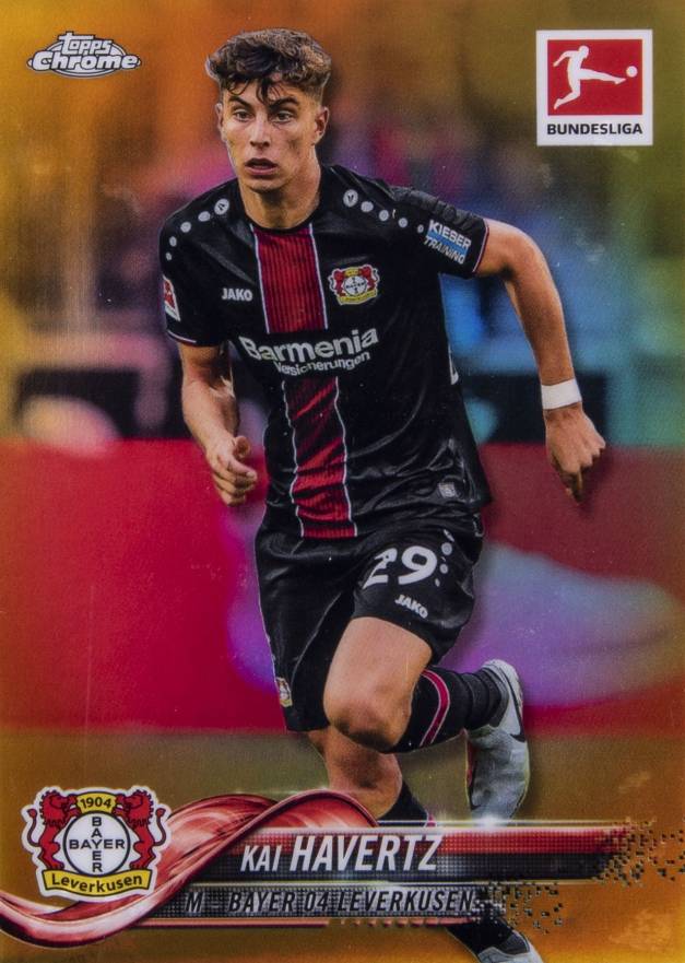 2018 Topps Chrome Bundesliga Kai Havertz #12 Soccer Card