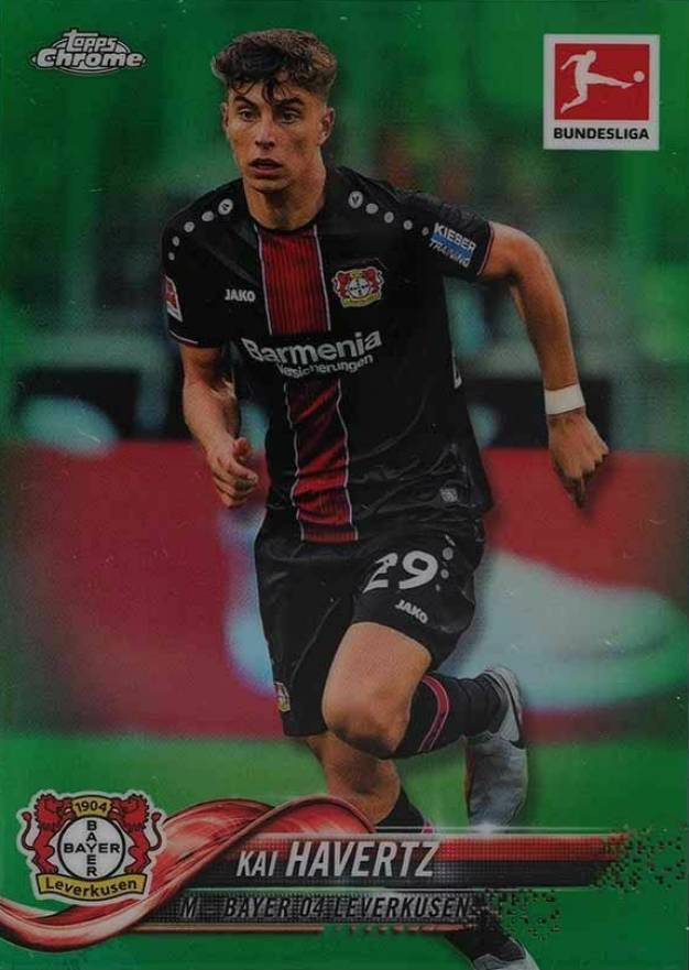 2018 Topps Chrome Bundesliga Kai Havertz #12 Soccer Card