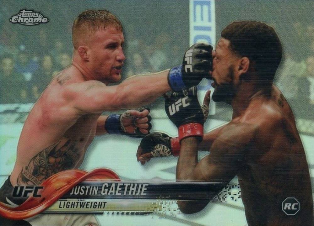 2018 Topps UFC Chrome Justin Gaethje #71 Other Sports Card