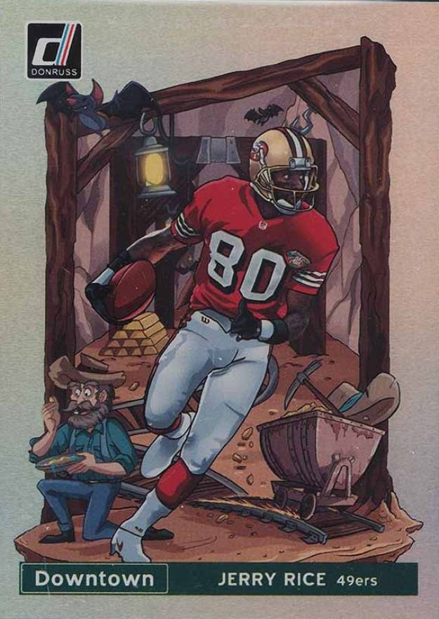 2020 Panini Donruss Downtown Jerry Rice #D-JR Football Card