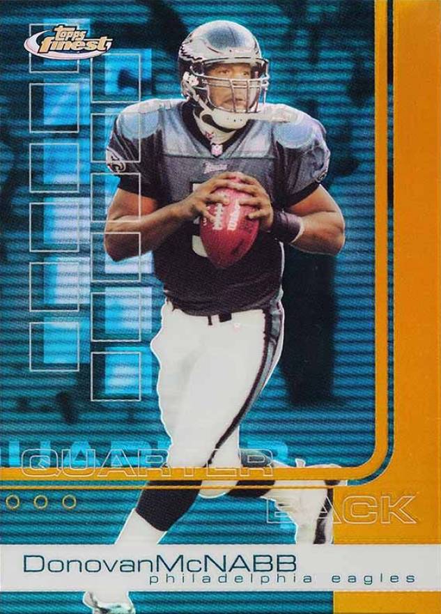 2002 Finest Donovan McNabb #55 Football Card