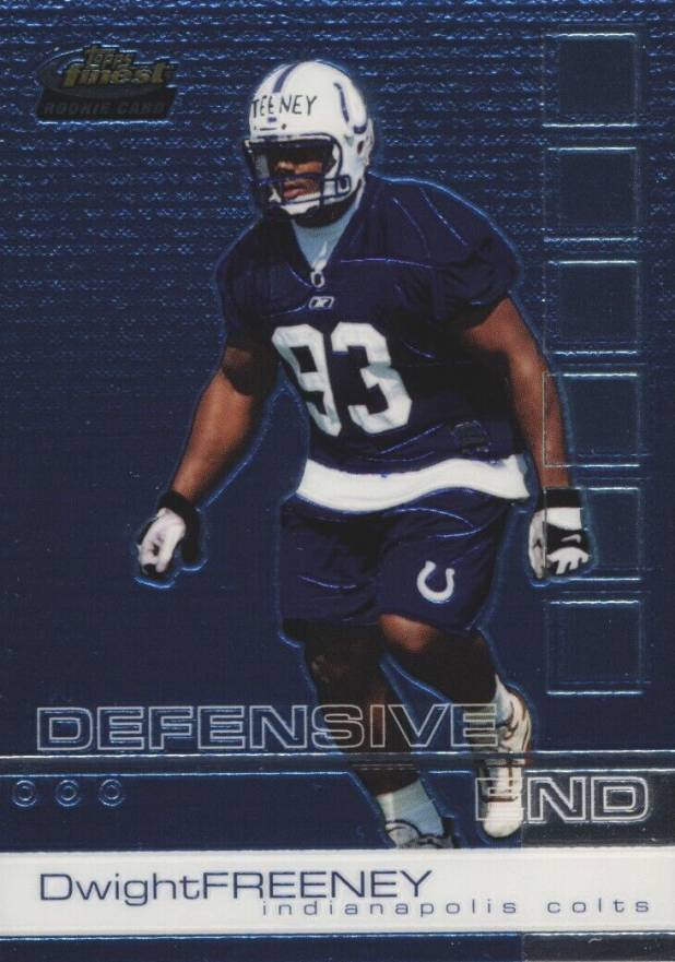 2002 Finest Dwight Freeney #92 Football Card