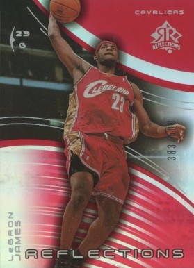 2003 Upper Deck Triple Dimensions Reflections  LeBron James #10 Basketball Card