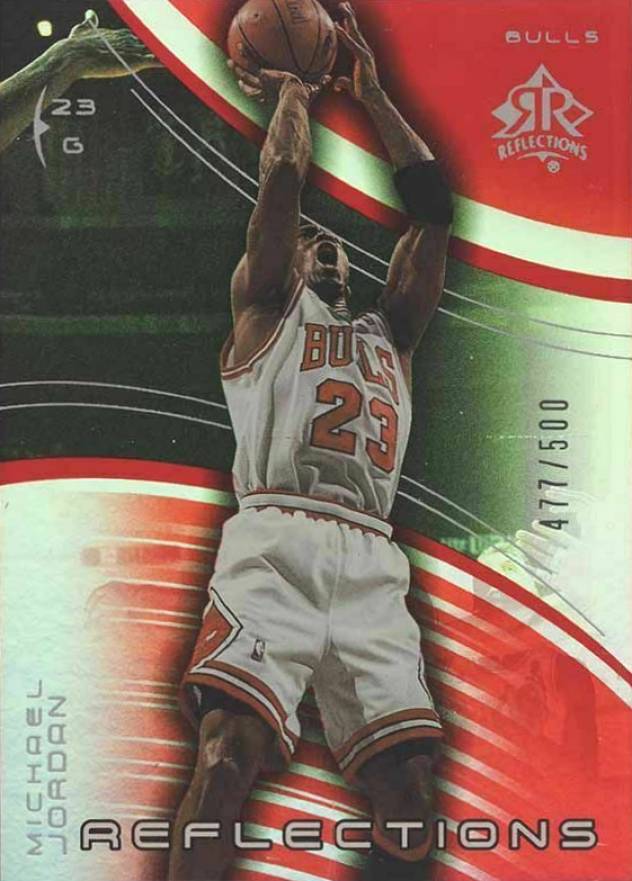 2003 Upper Deck Triple Dimensions Reflections  Michael Jordan #5 Basketball Card