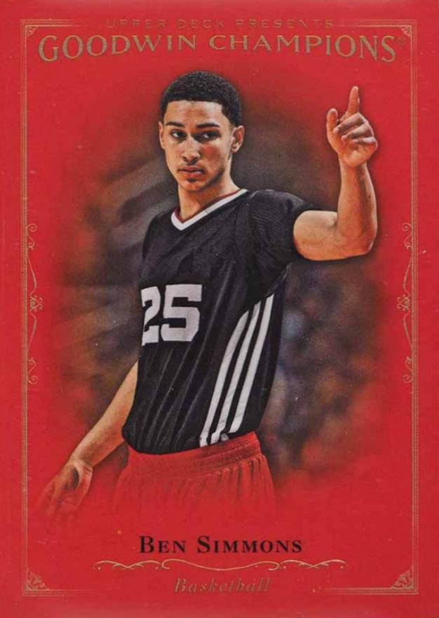 2016 Goodwin Champions Base SP Ben Simmons #SP-1 Basketball Card