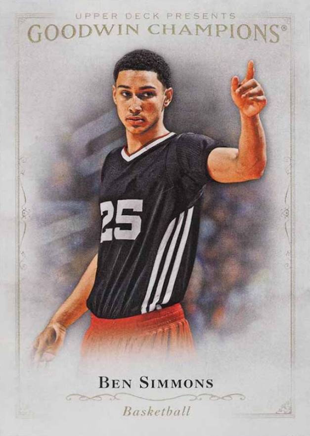 2016 Goodwin Champions Base SP Ben Simmons #SP-1 Basketball Card