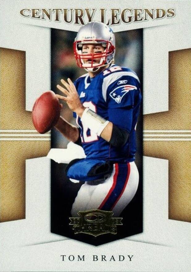 2008 Donruss Threads Century Legends Tom Brady #CL-7 Football Card