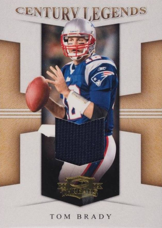 2008 Donruss Threads Century Legends Tom Brady #CL-7 Football Card