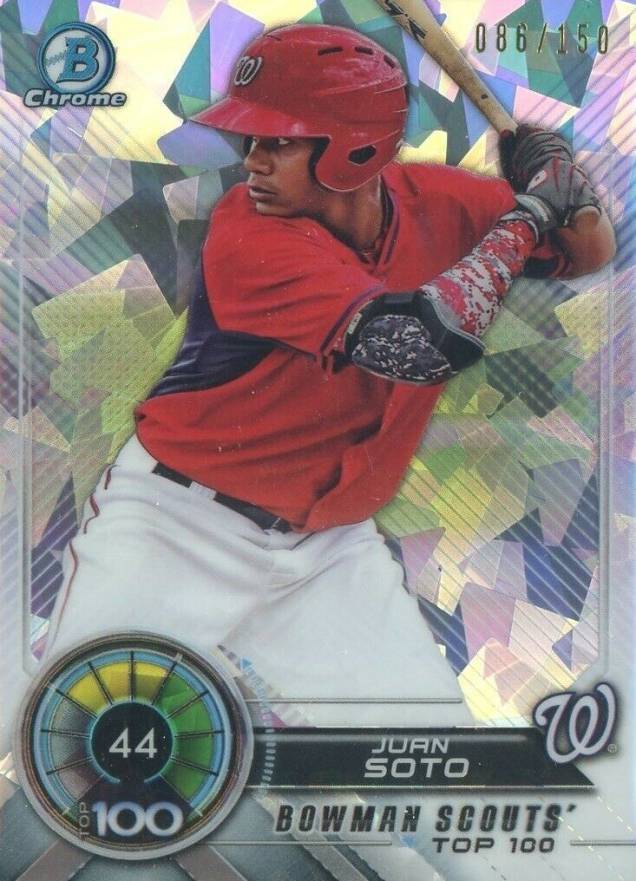 2018 Bowman Scouts' Top 100 Chrome Juan Soto #BTP44 Baseball Card