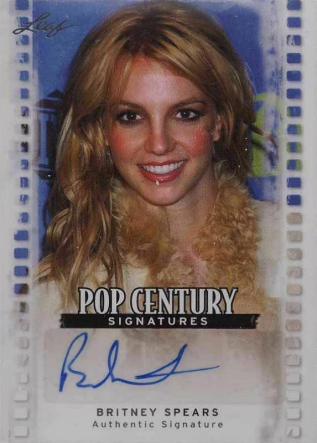 2011 Leaf Pop Century Autograph Britney Spears #BABS2 Non-Sports Card