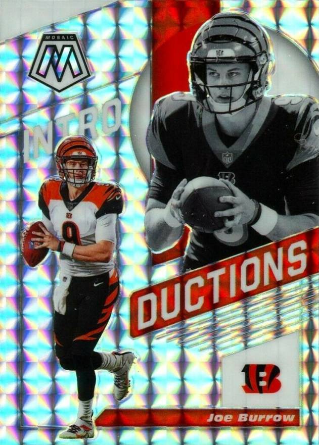 2020 Panini Mosaic Introductions Joe Burrow #I1 Football Card