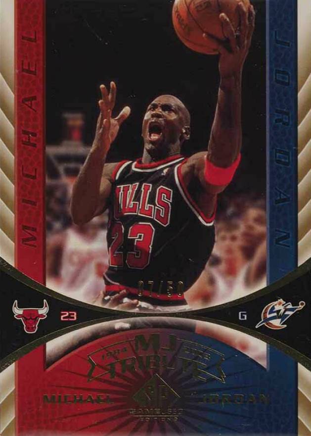 2003 SP Game Used Michael Jordan #95 Basketball Card