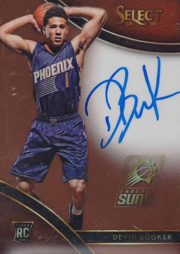 2015 Select Rookie Signatures  Devin Booker #RS-DB Basketball Card