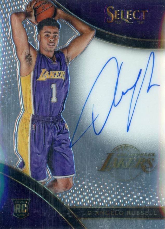 2015 Select Rookie Signatures  D'Angelo Russell #RS-DR Basketball Card