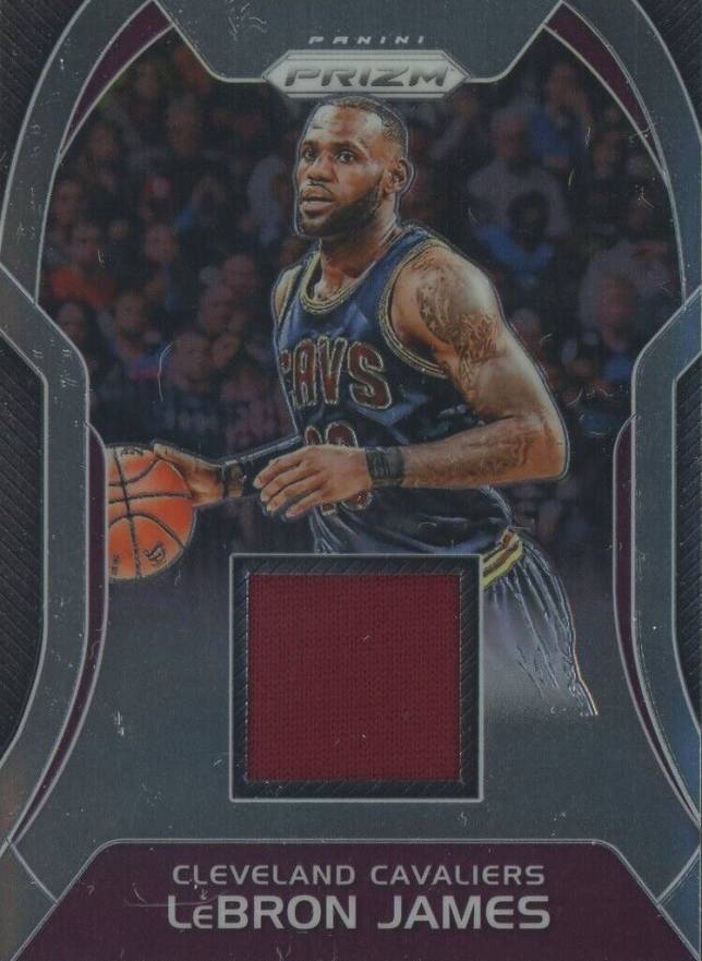 2017 Panini Prizm Sensational Swatches LeBron James #SW-LJ Basketball Card