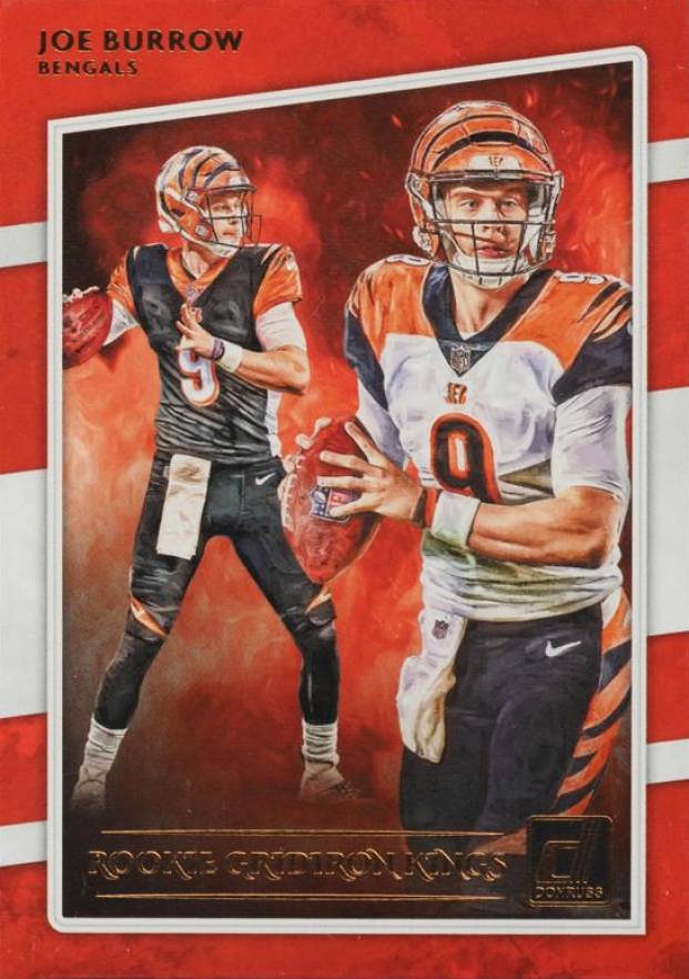 2020 Panini Donruss Gridiron Kings Joe Burrow #RGKJB Football Card