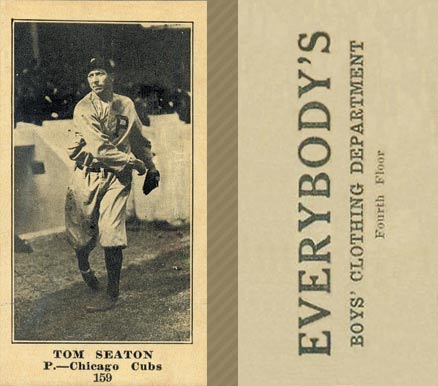 1916 Everybody's Tom Seaton #159 Baseball Card