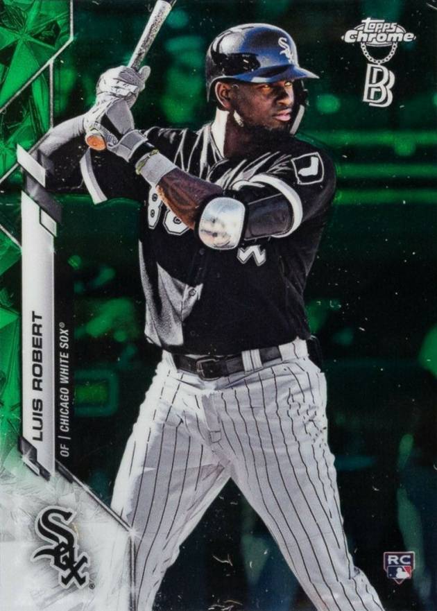 2020 Ben Baller Chrome Luis Robert #60 Baseball Card