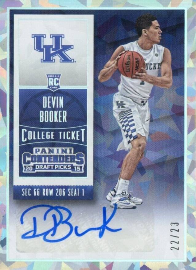 2015 Panini Contenders Draft Picks Devin Booker #115 Basketball Card