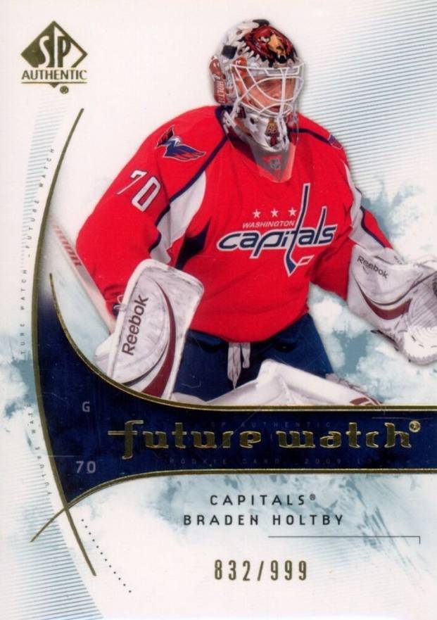 2009 SP Authentic Braden Holtby #197 Hockey Card