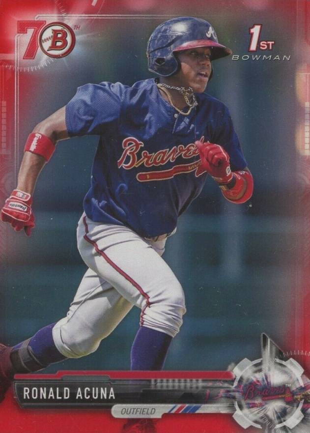 2017 Bowman Prospects Ronald Acuna Jr. #BP127 Baseball Card