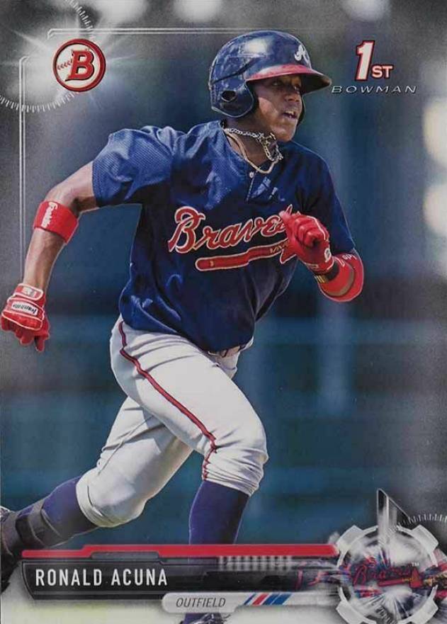 2017 Bowman Prospects Ronald Acuna Jr. #BP127 Baseball Card