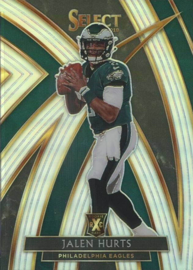 2019 Panini Select 2020 Xrc Prizm Redemption Jalen Hurts #305 Football Card