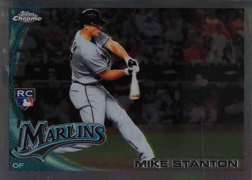 2010 Topps Update Chrome Rookie Refractor Giancarlo Stanton #CHR20 Baseball Card