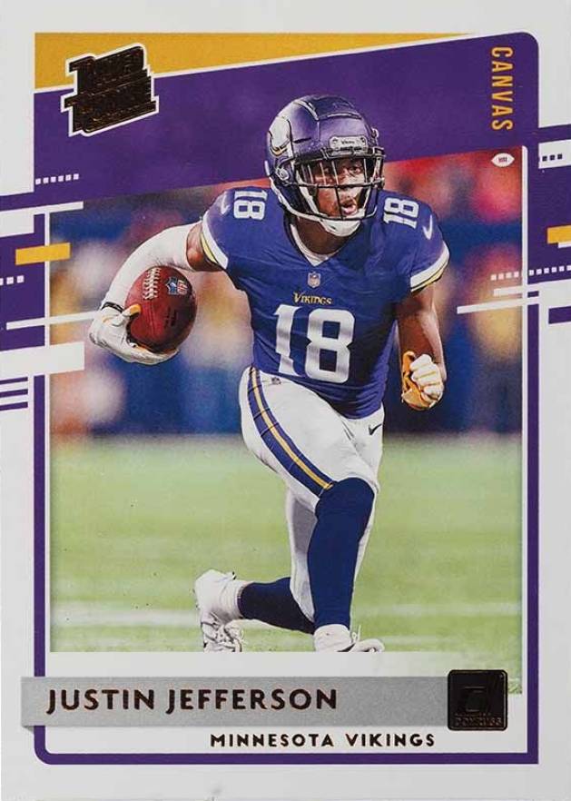 2020 Panini Donruss Justin Jefferson #313 Football Card