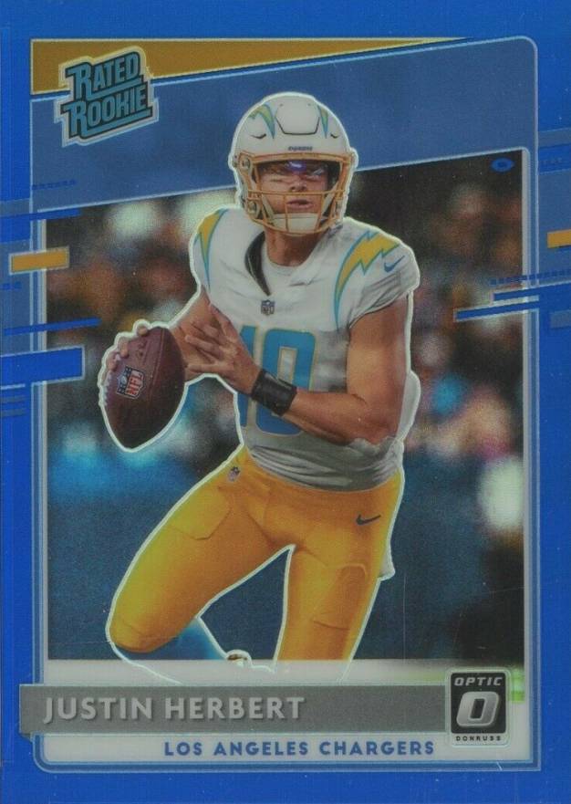 2020 Panini Donruss Justin Herbert #P303 Football Card