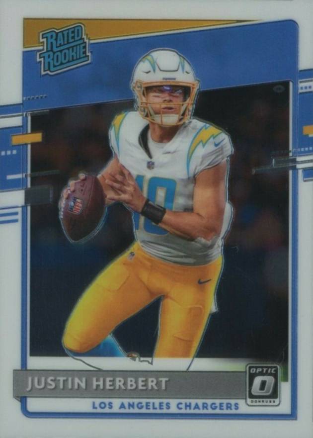 2020 Panini Donruss Justin Herbert #P303 Football Card