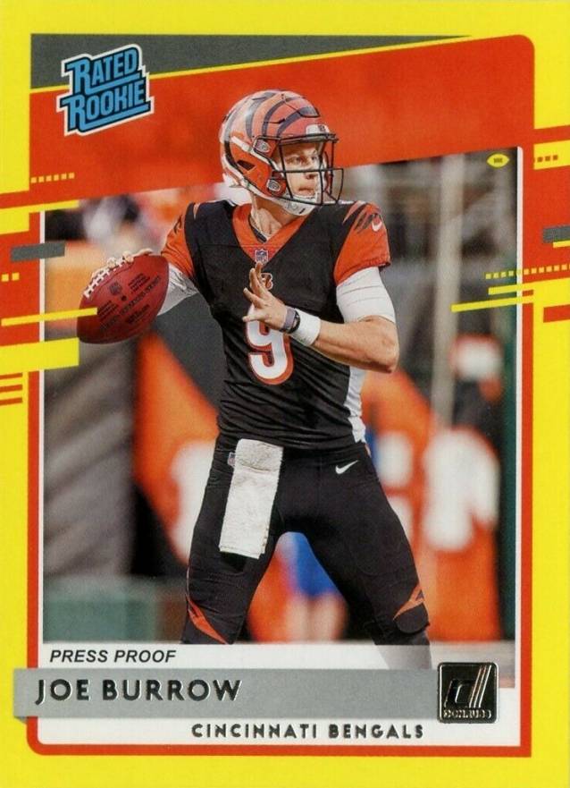 2020 Panini Donruss Joe Burrow #301 Football Card