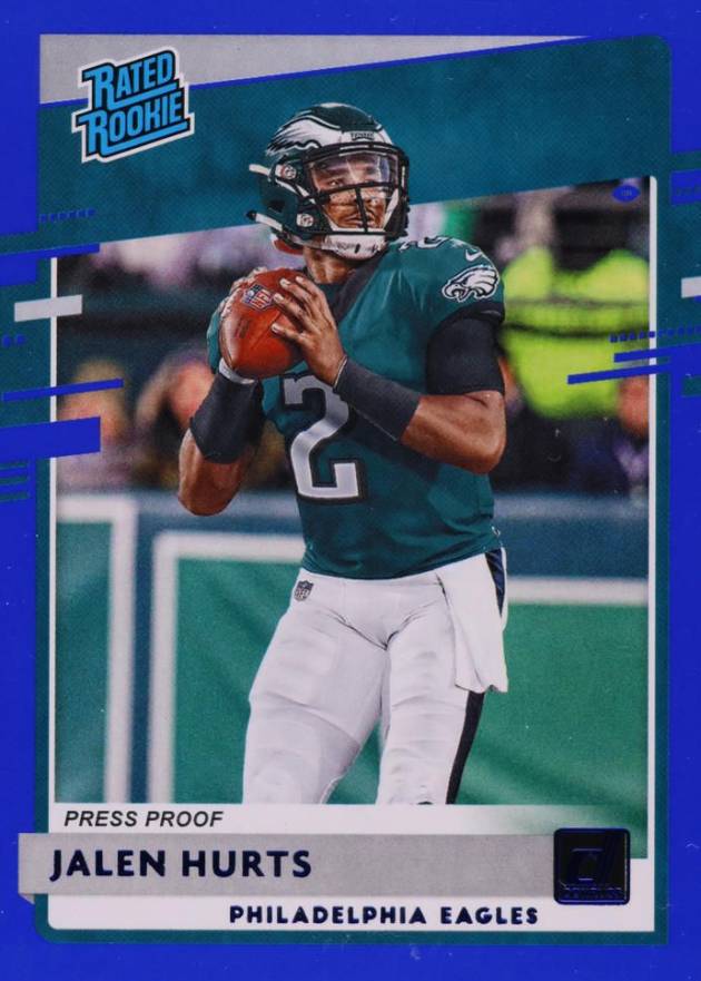 2020 Panini Donruss Jalen Hurts #314 Football Card