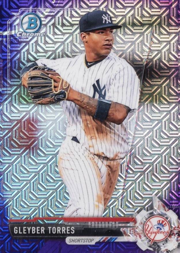 2017 Bowman Mega Box Chrome Prospects Gleyber Torres #BCP80 Baseball Card